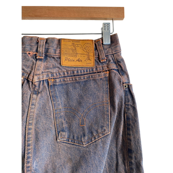 Serge Azar Plein Air Pink Acid Wash Jeans - Picture 3 of 4